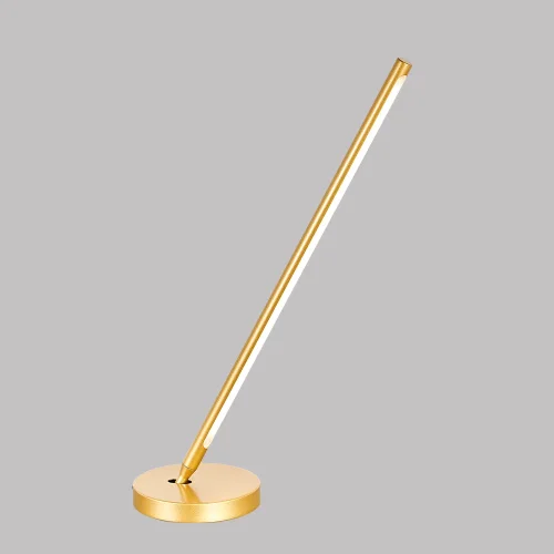 Настольная лампа LED LARGO LG9W GOLD Crystal Lux золотая 1 лампа, основание золотое металл в стиле современный  фото 2