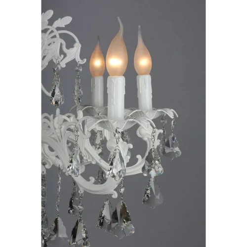 Люстра подвесная Catanzaro OML-30807-08 Omnilux белая на 8 ламп, основание белое в стиле классический фото 6