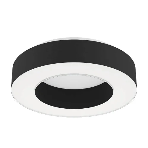 Светильник потолочный LED Guamare 39991 Eglo белый 1 лампа, основание чёрное в стиле современный 