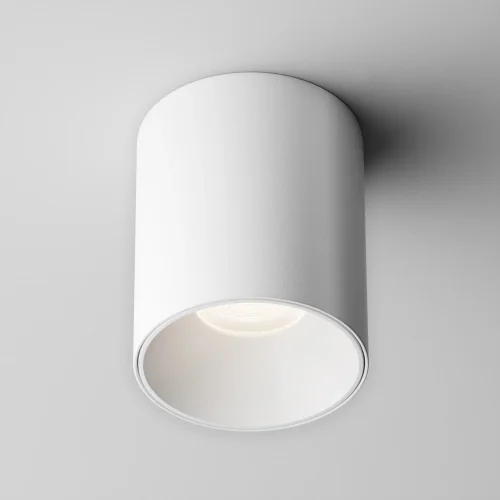 Декоративная рамка-отражатель для светильников серии Alfa LED Ring12-15W-RD-W Maytoni на 1 , основание белое в стиле современный хай-тек фото 2