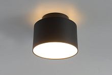 Светильник накладной ЛЕД CLT 085C BL Crystal Lux чёрный на 1 лампу, основание чёрное в стиле современный 