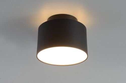 Светильник накладной ЛЕД CLT 085C BL Crystal Lux чёрный на 1 лампу, основание чёрное в стиле современный 