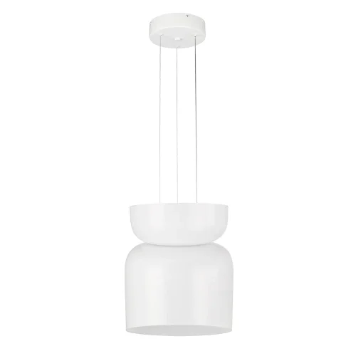 Светильник подвесной LED Opal 5245/33 SP-10 Divinare белый 1 лампа, основание белое в стиле современный 