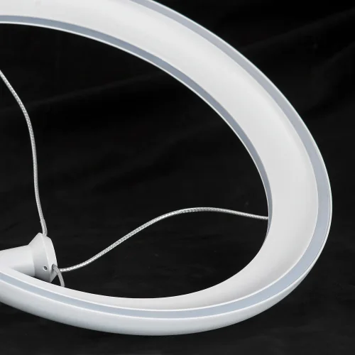 Светильник подвесной LED Hardin LSP-7425 Lussole белый на 1 лампу, основание белое в стиле хай-тек современный минимализм фото 2