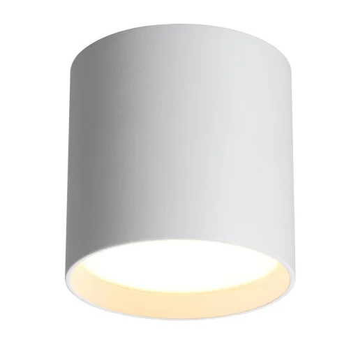 Светильник накладной LED Oben 7130/8CL Odeon Light белый на 1 лампу, основание белое в стиле современный хай-тек круглый фото 4