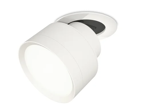 Светильник точечный XM8101500 Ambrella light белый 1 лампа, основание белое в стиле хай-тек 
