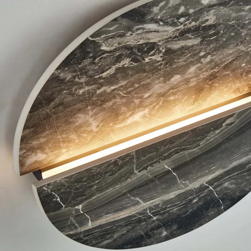 Бра LED Eclipsis 4599-1W Favourite чёрный серый на 1 лампу, основание чёрное серое в стиле современный отражённый свет фото 4