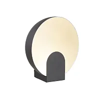 Настольная лампа LED Oculo 8433 Mantra чёрная 1 лампа, основание чёрное металл в стиле хай-тек современный 