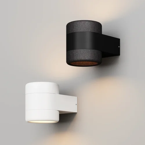 Настенный светильник LED уличный Orbit O490WL-L6W3K Maytoni уличный IP54 белый на 1 лампу, плафон белый в стиле современный хай-тек LED фото 8