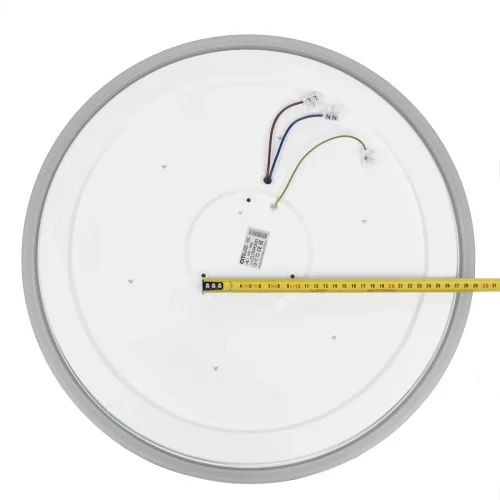 Светильник потолочный LED с пультом Boss CL751450G Citilux белый 1 лампа, основание белое в стиле современный хай-тек круглый с пультом фото 7