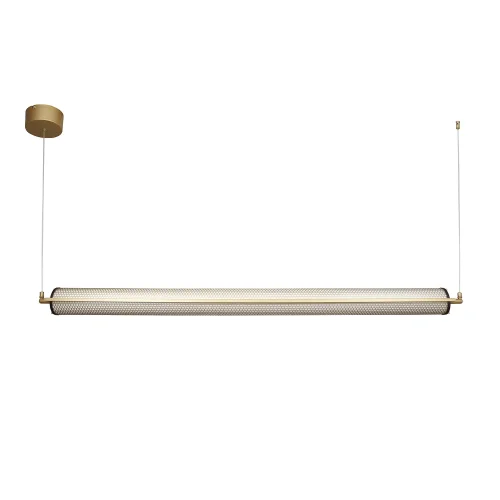 Светильник подвесной LED Ligero 4190-1P Favourite белый 1 лампа, основание матовое золото в стиле современный линейный фото 2