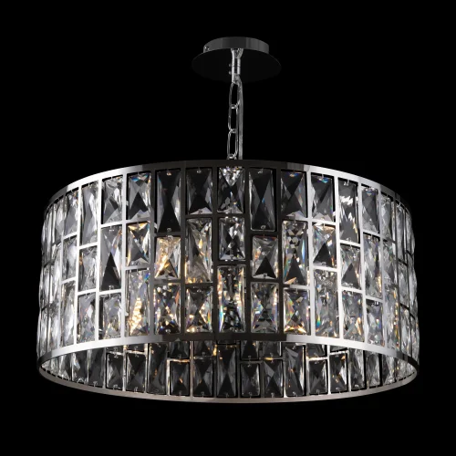 Люстра хрустальная Gelid MOD184-PL-04-CH Maytoni прозрачная на 4 лампы, основание хром в стиле современный фото 4