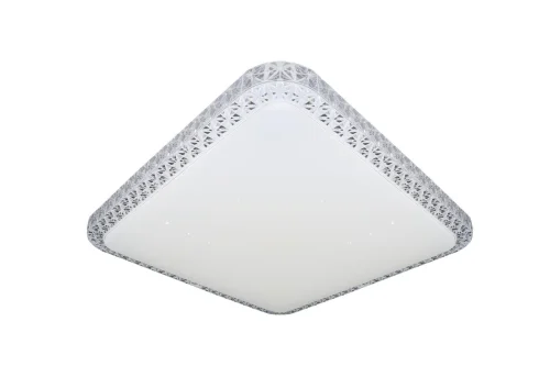 Светильник потолочный LED LAMPS 81093 Natali Kovaltseva белый 1 лампа, основание белое в стиле хай-тек 