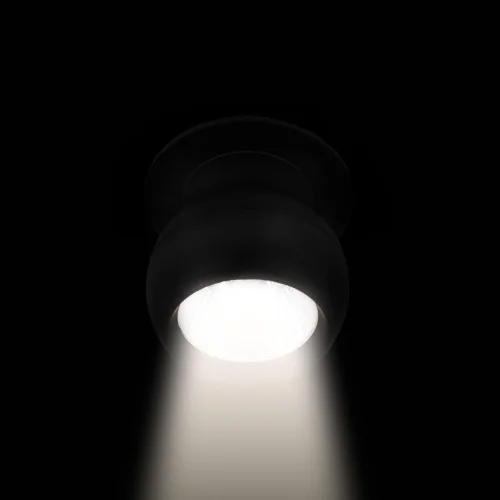 Светильник точечный LED Dot 10332 Black LOFT IT чёрный 1 лампа, основание чёрное в стиле современный хай-тек круглый фото 4