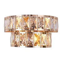 Бра AMANDA 81428/1W GOLD Natali Kovaltseva прозрачный 2 лампы, основание золотое в стиле классический 