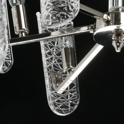 Люстра подвесная Сабрина 336012906 MW-Light прозрачная на 6 ламп, основание никель в стиле современный фото 8 Люстра подвесная Сабрина 336012906 MW-Light прозрачная на 6 ламп, основание никель в стиле современный фото 8