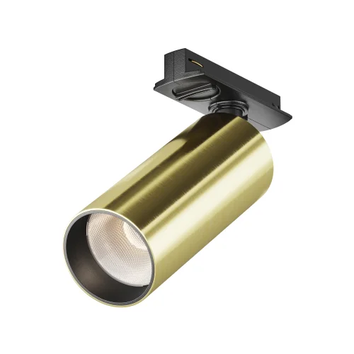 Трековый светильник LED Single phase track system Unity TR021-1-12W4K-W-BBS Maytoni латунь для шинопроводов серии Single phase track system Unity чёрный латунь