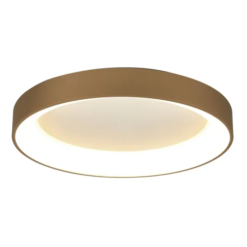 Люстра потолочная LED с пультом Niseko 8641 Mantra золотая на 1 лампа, основание золотое в стиле современный хай-тек с пультом фото 2