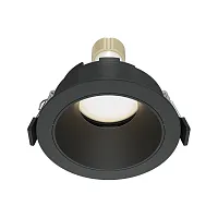 Светильник точечный Share DL051-U-1B Maytoni чёрный 1 лампа, основание чёрное в стиле хай-тек современный 