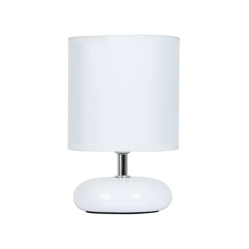 Настольная лампа Hadar A3463LT-1WH Arte Lamp белая на 1 лампу, основание белое керамика в стиле современный 