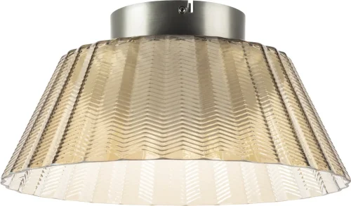 Светильник потолочный LED Napoli 794013 Lightstar янтарный на 1 лампу, основание коричневое в стиле классический современный 