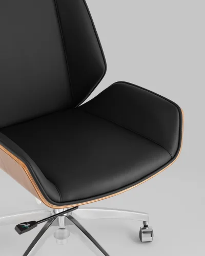 Кресло офисное TopChairs Crown SN, черный УТ000038534 Stool Group, /, ножки//хром, размеры - ****600*655 фото 7