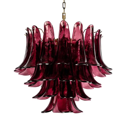 Люстра подвесная Лилу / Lilou 10600/600 Burgundy LOFT IT бордовая на 10 ламп, основание бронзовое в стиле фото 5 Люстра подвесная Лилу / Lilou 10600/600 Burgundy LOFT IT бордовая на 10 ламп, основание бронзовое в стиле фото 5