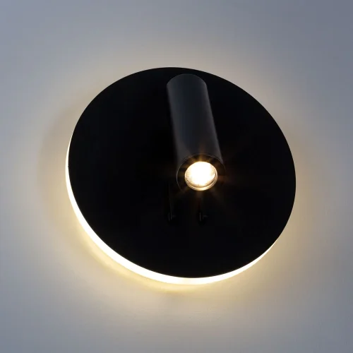 Бра LED Electra A8232AP-1BK Arte Lamp чёрный на 1 лампа, основание чёрное в стиле современный  фото 3