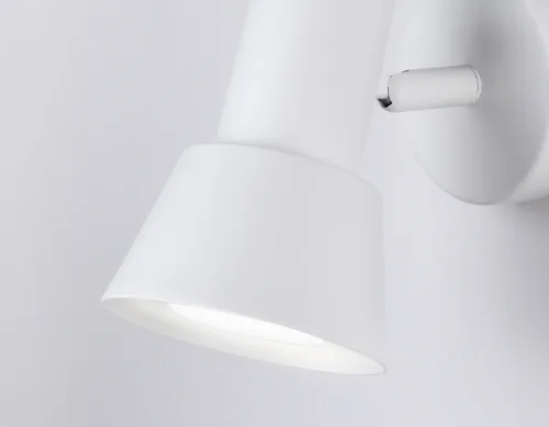 Спот с 1 лампой TA13111 Ambrella light белый GU10 в стиле хай-тек современный  фото 5