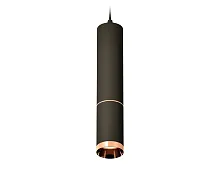 Светильник подвесной Techno spot XP6323030 Ambrella light чёрный 1 лампа, основание чёрное в стиле хай-тек модерн трубочки