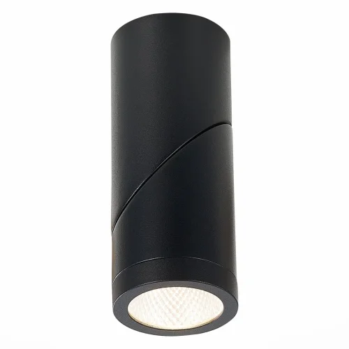 Светильник накладной LED St650 ST650.442.10 ST-Luce чёрный 1 лампа, основание чёрное в стиле хай-тек круглый фото 3