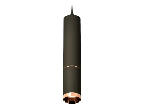 Светильник подвесной Techno spot XP6323030 Ambrella light чёрный 1 лампа, основание чёрное в стиле хай-тек современный трубочки