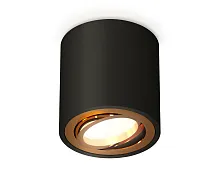 Светильник накладной Techno spot XS7532004 Ambrella light чёрный 1 лампа, основание чёрное в стиле хай-тек современный круглый
