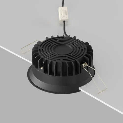 Светильник точечный LED Okno DL055-12W3-4-6K-B Maytoni чёрный 1 лампа, основание чёрное в стиле современный  фото 6