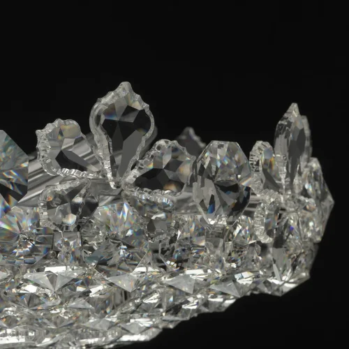 Люстра подвесная Лаура 345010814 MW-Light прозрачная на 14 ламп, основание хром в стиле классический фото 10