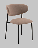 Стул Килиан велюр бежевый УТ000040828 Stool Group, бежевый/велюр, ножки/металл/чёрный, размеры - *790****