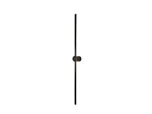 Бра LED 15101/A black glossy Newport чёрный на 1 лампу, основание чёрное в стиле минимализм хай-тек современный отражённый свет