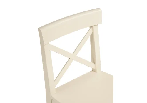 Полубарный стул Алзе кремовый 554129 Woodville, /, ножки/массив березы дерево/кремовый, размеры - ****400*450 фото 6