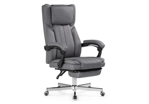 Компьютерное кресло Damir gray 15402 Woodville, серый/ткань, ножки/металл/хром, размеры - *1130***650* фото 2