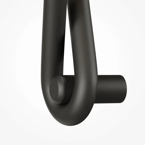 Бра Vortex MOD476WL-02B Maytoni белый на 2 лампы, основание чёрное в стиле современный шар фото 4