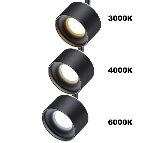 Трековый светильник для низковольтного шинопровода Flum 358980 Novotech чёрный для шинопроводов серии Flum фото 6