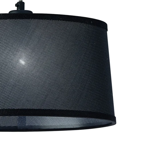 Люстра подвесная  NORDICA E27 4931 Mantra чёрная на 2 лампы, основание чёрное в стиле современный минимализм  фото 8