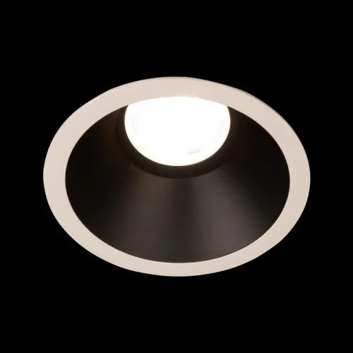 Светильник точечный LED Comb 10330/F White Black LOFT IT чёрный 1 лампа, основание белое в стиле современный хай-тек круглый фото 2