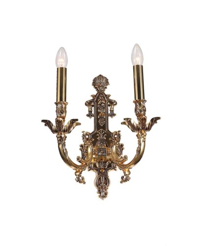 Бра FIRENZE W1781.2 antique gold Lucia Tucci без плафона на 2 лампы, основание золотое в стиле классический Бра FIRENZE W1781.2 antique gold Lucia Tucci без плафона на 2 лампы, основание золотое в стиле классический
