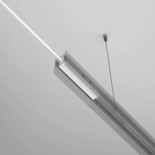 Ввод питания Magnetic track system Exility TRA034B-42W Maytoni белый в стиле современный хай-тек для светильников серии Magnetic track system Exility магнитный подвесной встраиваемый накладной exility тонкая магнитная фото 2