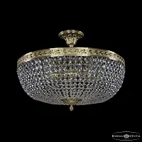 Люстра потолочная 19111/60IV G C1 Bohemia Ivele Crystal прозрачная на 10 ламп, основание золотое в стиле классический sp