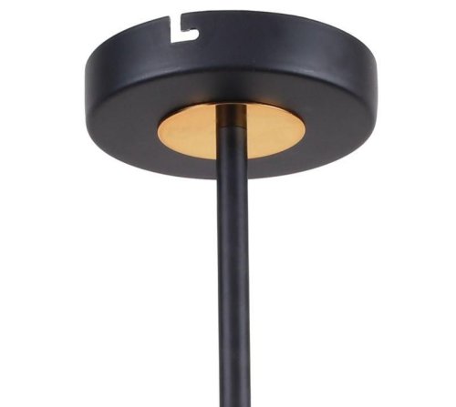 Люстра потолочная Viator 2558-8P F-promo белая на 8 ламп, основание чёрное в стиле современный  фото 3