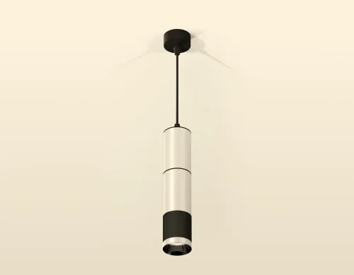 Светильник подвесной Techno spot XP6302001 Ambrella light белый чёрный 1 лампа, основание чёрное в стиле современный хай-тек  фото 2
