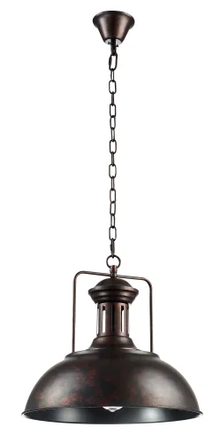 Светильник подвесной лофт TOLEDO SP1 BROWN Crystal Lux коричневый 1 лампа, основание коричневое в стиле лофт 