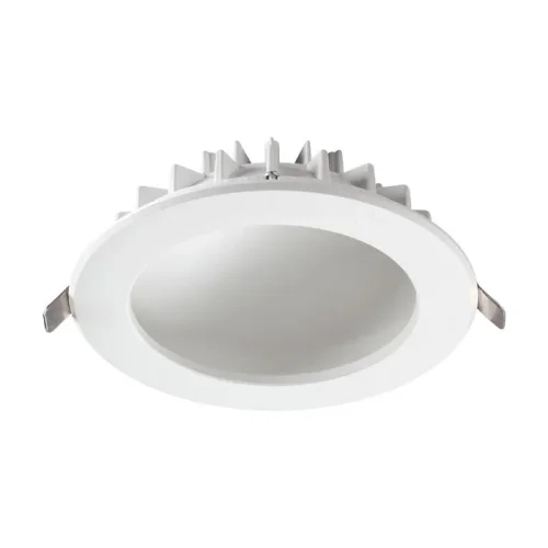 Светильник точечный LED Gesso 358276 Novotech белый на 1 лампу, основание белое в стиле современный 